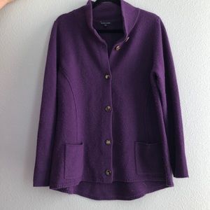 Eileen Fisher Wool Cardigan Jacket